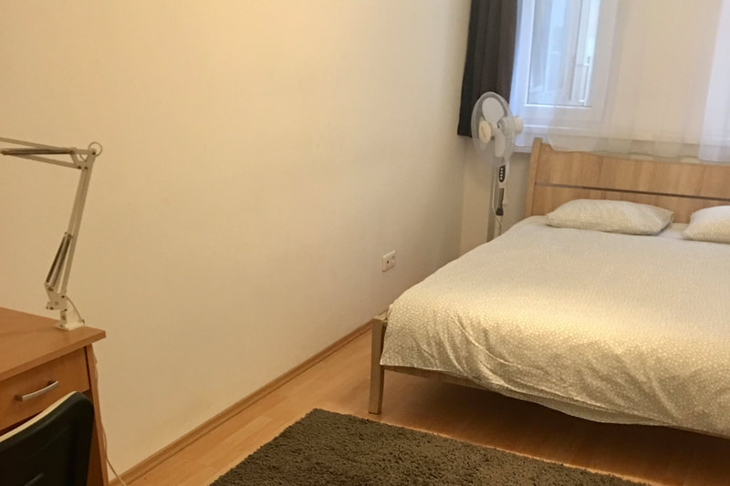 Study desk in bedroom